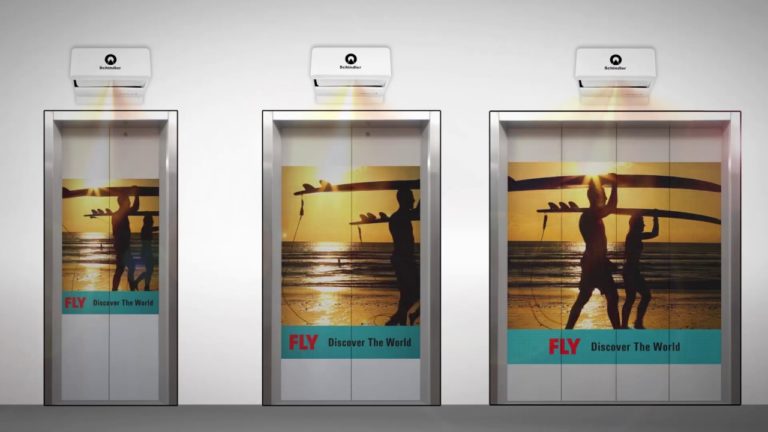 Advertisements through elevators are boon to society